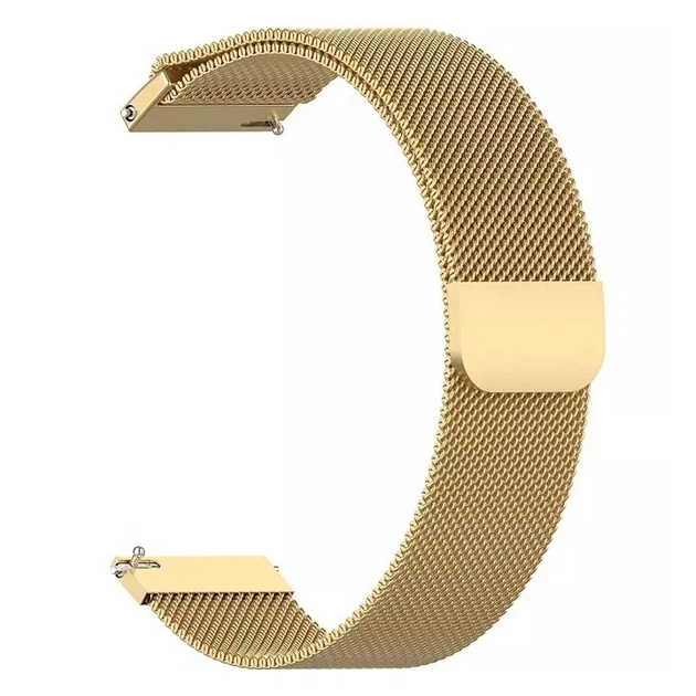 Ремешок для смарт-часов BeCover Milanese Style для Samsung Galaxy (20mm)/Watch 5/ Watch 4.../Gear S2 Classic/Gear Sport Gold (707674) - изображение 1
