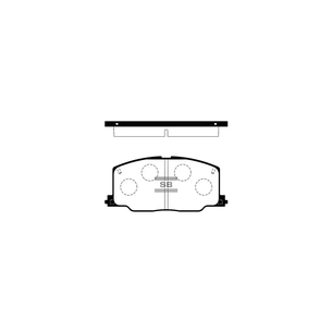 Гальмівні колодки HI-Q SP1436 зображення 1