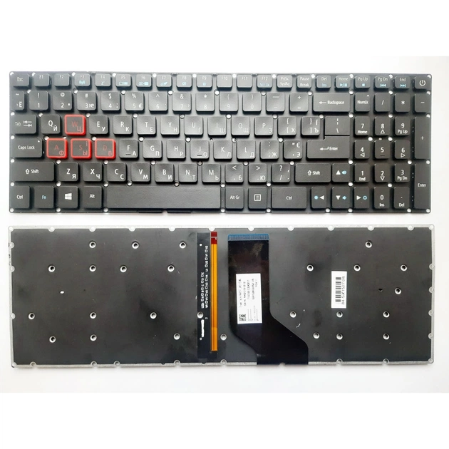 Клавіатура ноутбука Acer VN7-593/VN7-793/VX5-591G/G9-591G/PH315-51/PH317-51 UA/RU/US (A46111) - зображення 1