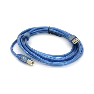 Кабель для принтера USB 2.0 AM/BM 3.0m ferrite blue Ritar (YT-AM/BM-3.0TBL) зображення 1