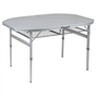 Туристичний стіл Bo-Camp Premium Oval 120x80 cm Grey (1404420) - зменшене зображення 1