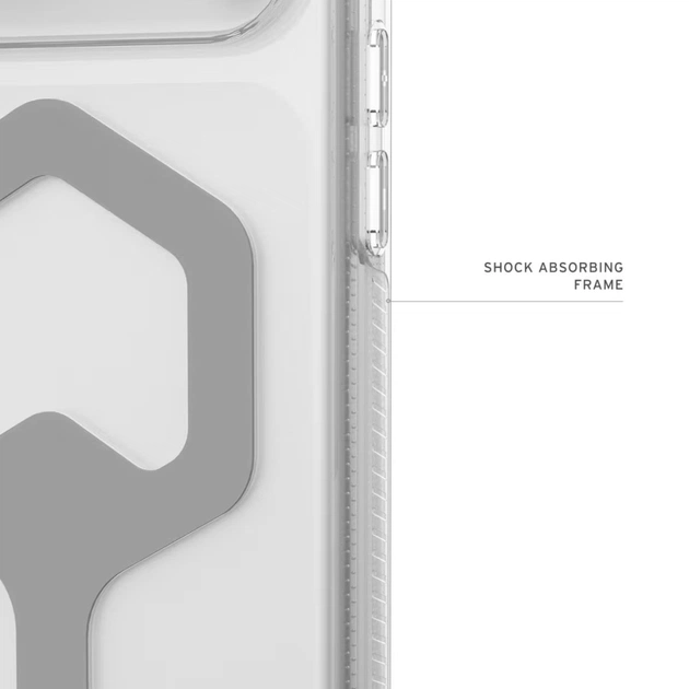 Чохол до мобільного телефона UAG Plyo MagSafe iPhone 17 Pro Max Ice/Silver (114530114333) - picture 5
