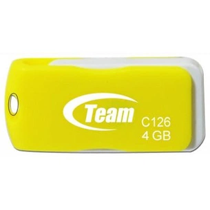 USB флеш накопичувач Team 4GB C126 Yellow USB 2.0 (TC1264GY01) зображення 1