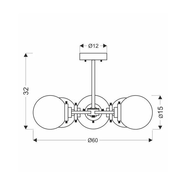 Люстра Candellux Lens (35-01306) - picture 3