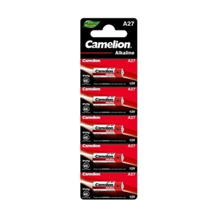 Батарейка Camelion A27 / LR27 Alkaline * 5 (A27-BP5) зображення 1