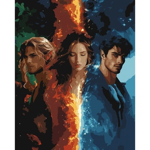 Картина по номерам Santi Шипи та троянди Між двох стихій 40х50 см LED підсвітка (956648) зображення 1