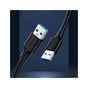 Дата кабель USB 2.0 AM/AM 1.5m US102 black Ugreen (10310) - зменшене зображення 9