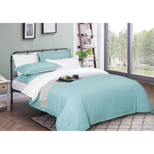 Пододеяльник MirSon Satin Stripe 30-0013 + 30-0001 Gilberta 200х220 см (2200005259245) - изображение 1