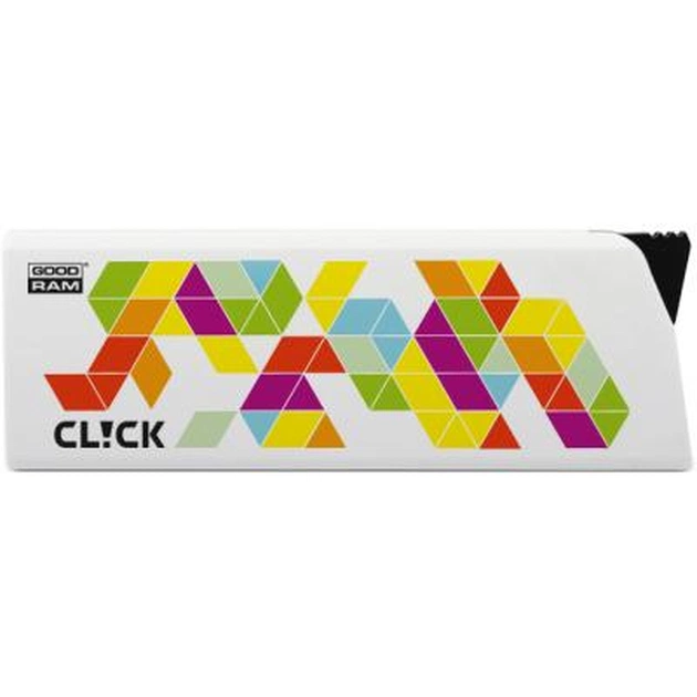 USB флеш накопичувач Goodram 32GB Click White USB 2.0 (PD32GH2GRCLWR9) - зображення 1