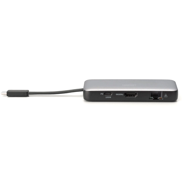 Порт-реплікатор Digitus USB-C > HDMI/2xUSB-A/USB-C/SD/MicroSD/RJ54, Travel (DA-70916) - picture 3