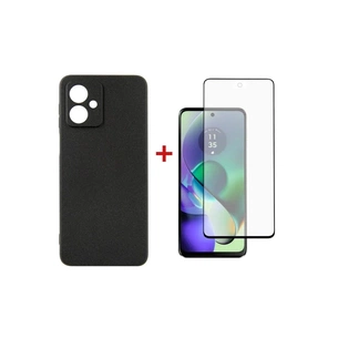 Чохол до мобільного телефона Dengos Kit for Motorola G54 case + glass (Black) (DG-KM-50) зображення 1