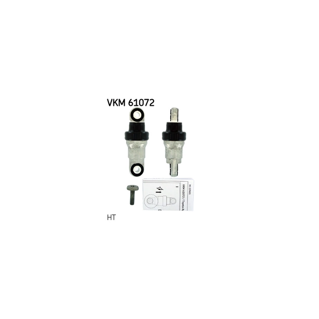 Ролик натягувача ременя SKF VKM 61072 - зображення 1