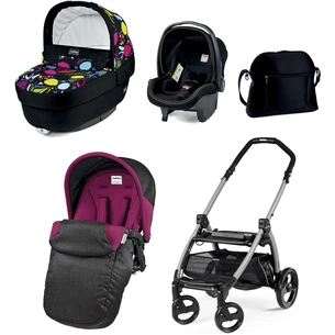 Коляска Peg-Perego 3 в 1 Book Plus Elite Manri з малюнком (PACK03-00000000007) зображення 1