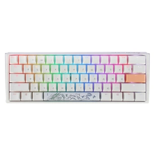 Клавіатура Ducky One 3 Mini Cherry MX Red RGB UA USB White (DKON2161ST-RUAPXPWWWSC1) зображення 1