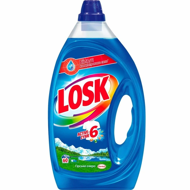 Гель для прання Losk Гірське озеро 3 л (9000101331400) - изображение 1