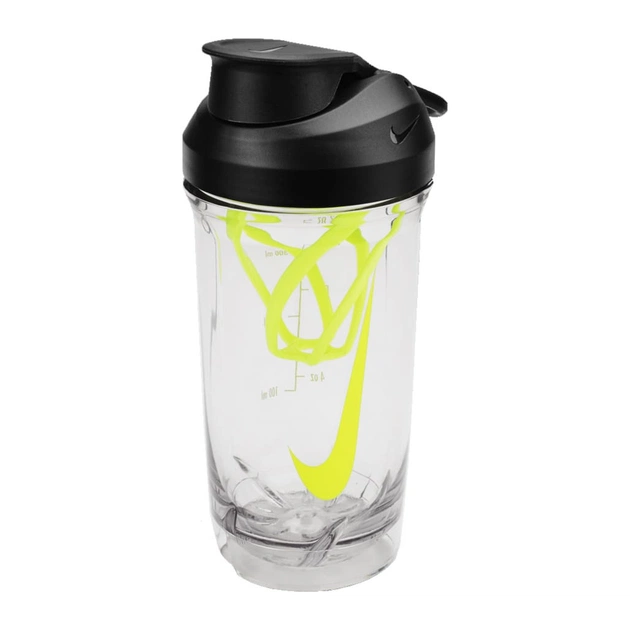 Пляшка для води Nike TR RECHARGE SHAKER BOTTLE 16 OZ N.101.2242.914.16 чорний, жовтий 473 мл (887791793034) - зображення 1