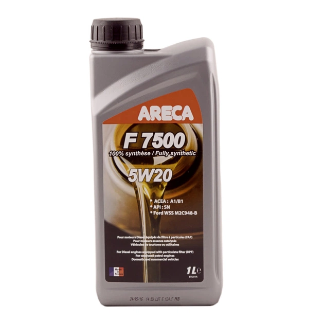 Моторна олива Areca F7500 5W-20 EcoBoost 1л (51397) - изображение 1