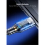 Дата кабель USB 2.0 AM to USB-C 3.0m 3.0A 18W US288 Space Gray Ugreen (60408) - зменшене зображення 6