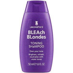Шампунь Lee Stafford Bleach Blondes Toning для освітленого волосся 50 мл (5060282701816) зображення 1