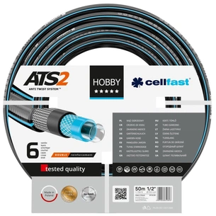 Шланг для поливу Cellfast HOBBY ATS, 1/2", 50м, 6 шарів, до 30 Бар, -20…+60°C (16-201) зображення 1