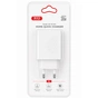 Зарядний пристрій XO QC16U 1xUSB-C PD30W + 1xUSB QC3.0 GaN white (XO-QC16U) - зменшене зображення 4