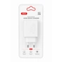 Зарядний пристрій XO QC16U 1xUSB-C PD30W + 1xUSB QC3.0 GaN white (XO-QC16U) - зменшене зображення 4