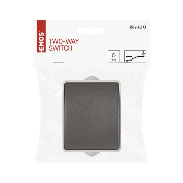Вимикач EMOS C.5 IP54 одинарний (A1398) - изображение 5