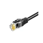 Патч-корд 15м UTP cat 6 RJ45 TopSpeed Ethernet Flat Cable Black Essager (EXCWXB-JSE01) - зменшене зображення 2