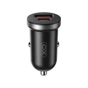 Зарядний пристрій XO CC56 USB-C PD30W + USB-A Black (CC56_Black) зображення 1