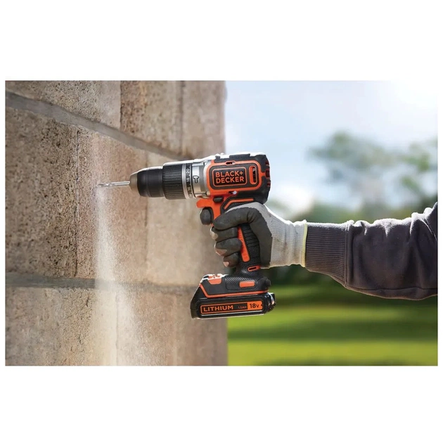 Шуруповерт Black&Decker ударний 18 В, 52 Нм (без АКБ та ЗП) (BL188N) - зображення 6