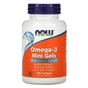 Жирные кислоты Now Foods Омега-3, Omega-3 Mini Gels, 180 мягких таблеток (NOW-01685) - уменьшенное изображение 1