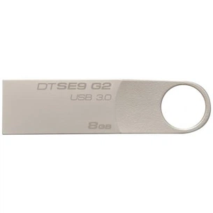 USB флеш накопичувач Kingston 8GB DataTraveler SE9 G2 Metal Silver USB 3.0 (DTSE9G2/8GB) зображення 1