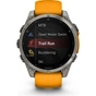 Смарт-годинник Garmin fenix 8 47mm, AMOLED, Saph, Ti/Bare/Grpht, SparkOrg/GrphtBd, (010-02904-11/010-02904-19) - зменшене зображення 8