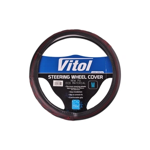 Чехол на руль VITOL M чорн (VLU-2402001 M) изображение 1