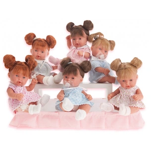 Пупс Antonio Juan з хвостиками і м'яким вініловим тілом 26 см (4059) зображення 1