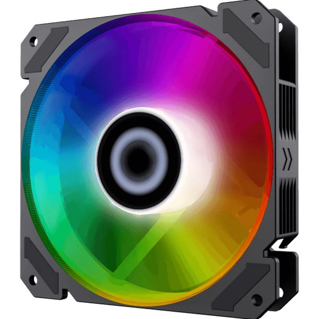 Кулер до корпусу Gamemax FN-12Rainbow-C9 - зображення 1