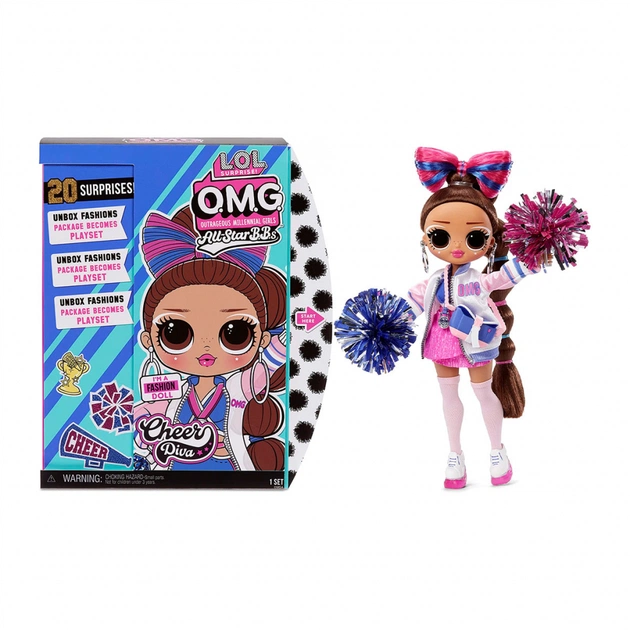 Лялька L.O.L. Surprise! O.M.G. Sports Doll - Леді-Чирлідер з аксесуарами (577508) - зображення 1