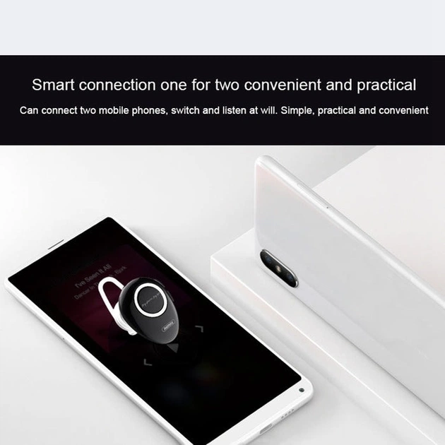 Bluetooth-гарнітура Remax RB-T22 Black (6954851288718) - picture 3