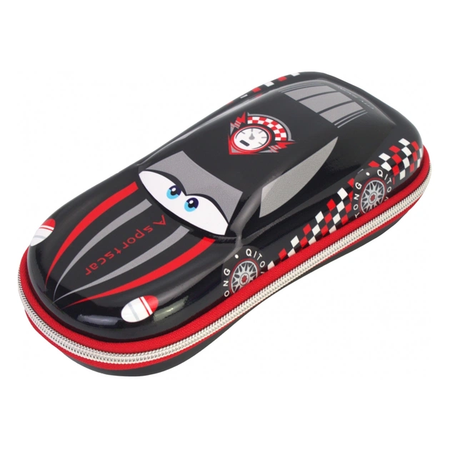 Пенал Cool For School Объемный 3D 1 отделение Черный (QT-5645-Black) - изображение 1