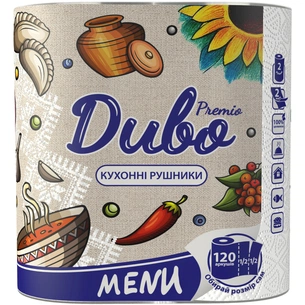 Паперові рушники Диво Premio Menu 2 шари 2 рулони (4820003838488) зображення 1