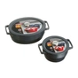 Каструля Pyrex Slow Cook Grey Овальна 5.8л (SC4AC33/6641) - зменшене зображення 2
