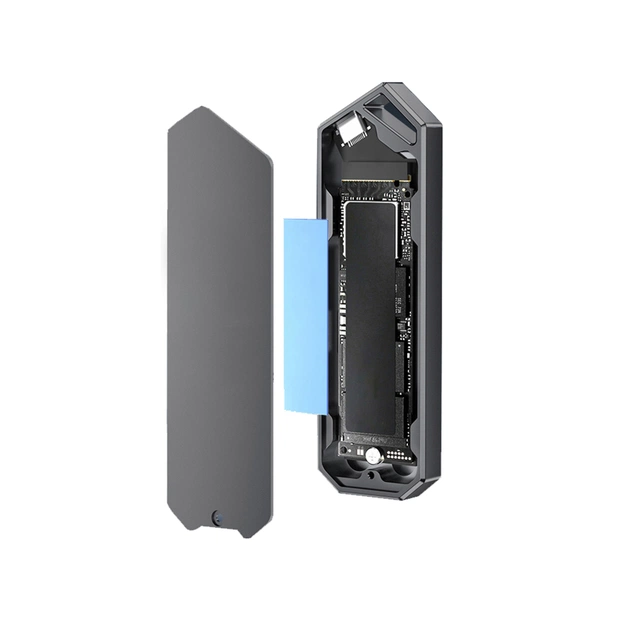 Кишеня зовнішня Dynamode M.2 SSD NVMe/SATA combo to USB3.2 GEN2 USB-C (DM-CAD-SSD14) - picture 5