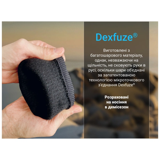 Водонепроникні рукавички Dexshell StretchFit 2.0 Gloves чорні розмір M (DG90906BLK2.0-M) - зображення 6