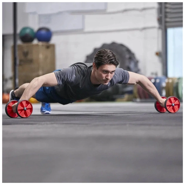 Ролик для преса Adidas Core Rollers ADAC-11604 One Size Чорний/Червоний (885652003681) - picture 5
