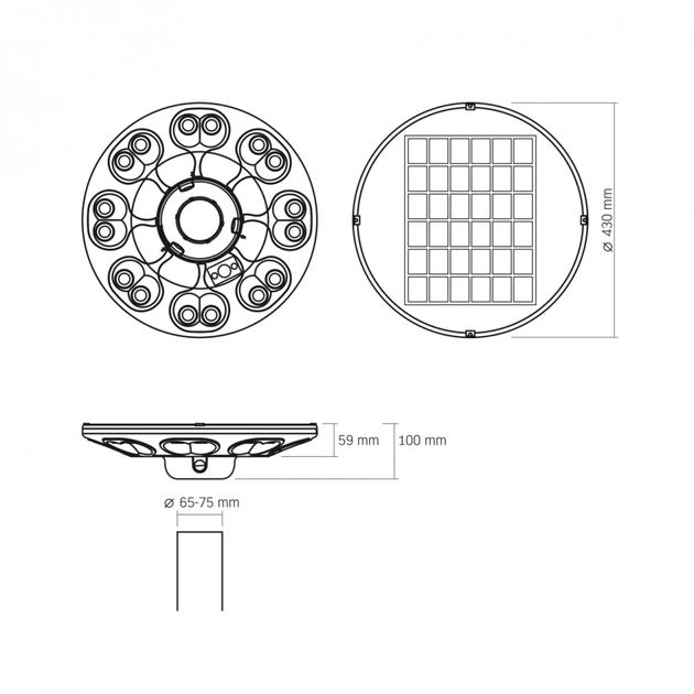 Прожектор Videx IP54 VIDEX 1400Lm Сенсорний (VL-GLSO-1254-S) - picture 8