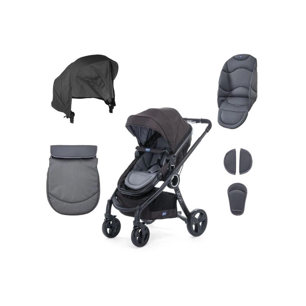 Набір текстилю для коляски Chicco Urban сірий (79168.99) - зображення 1