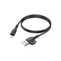 Дата кабель USB 2.0 AM to Lightning 1.0m 2.4A PVC BX91 black BOROFONE (6974443389883) - зменшене зображення 1