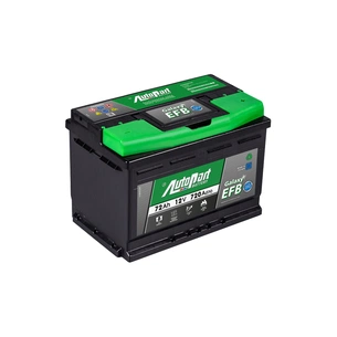 Акумулятор автомобільний AutoPart 72 Ah/12V (ARL072-EFBJ) зображення 1