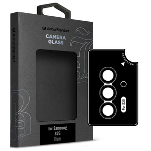 Скло захисне Armorstandart Camera Supreme BI Samsung S25 Black (ARM83218) зображення 1
