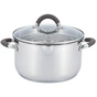 Каструля Gusto Silicon handles 24 см 6,1л (GT-1102-24) - зменшене зображення 1